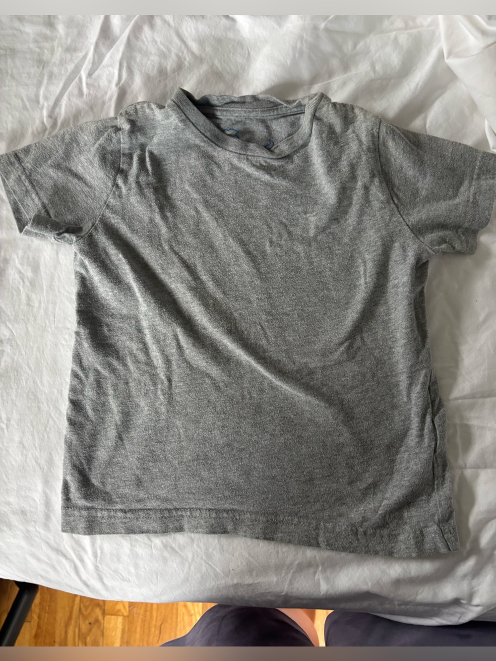 Mini Boden Short Sleeve Tee - Heather Gray
